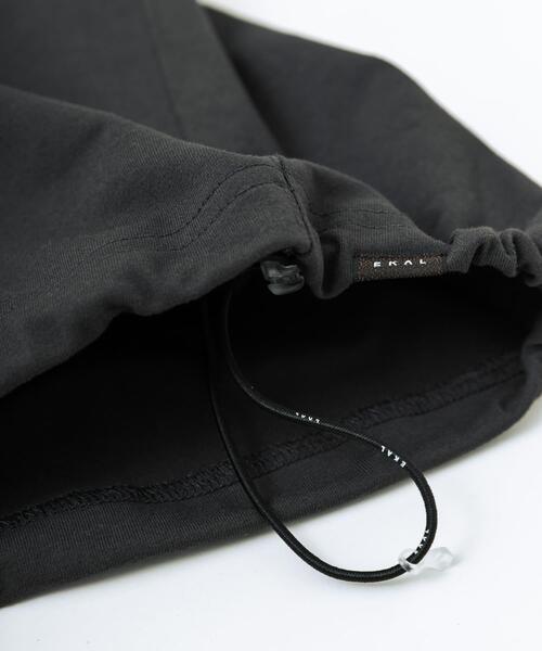 EKAL(エカル)の「『吸水速乾/UVカット』DRY OUT BALLOON FIT T-SHIRTS(Tシャツ/カットソー・メンズ・ブラック/ブラウン/ピンク/ホワイト/チャコールグレー/ネイビー・LARGE/MEDIUM)」の16枚目の写真