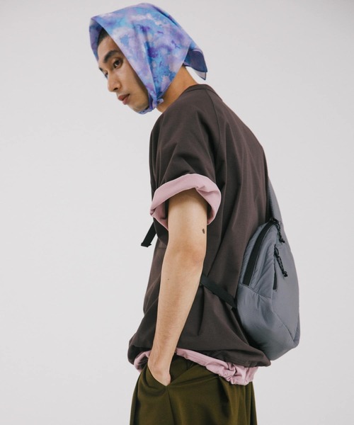 EKAL（エカル）の「DRY OUT BALOON FIT T-SHIRTS（Tシャツ/カットソー・メンズ・ブラック/ブラウン/ピンク/ホワイト/チャコールグレー/ネイビー・LARGE/MEDIUM）」の4枚目の写真