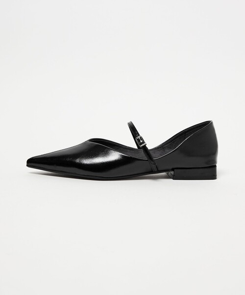 SY UNITED ARROWS(シーユナイテッドアローズ)の「<SY> ポインテッドベルト フラット20↑(パンプス・レディース・シルバー/ブラック/ダークブラウン・22cm/22.5cm/23cm/23.5cm/24cm/24.5cm/25cm)」の2枚目の写真