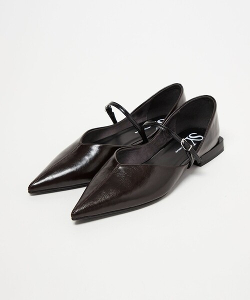 SY UNITED ARROWS(シーユナイテッドアローズ)の「<SY> ポインテッドベルト フラット20↑(パンプス・レディース・シルバー/ブラック/ダークブラウン・22cm/22.5cm/23cm/23.5cm/24cm/24.5cm/25cm)」の4枚目の写真