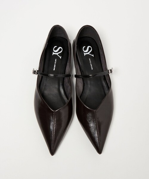 SY UNITED ARROWS(シーユナイテッドアローズ)の「<SY> ポインテッドベルト フラット20↑(パンプス・レディース・シルバー/ブラック/ダークブラウン・22cm/22.5cm/23cm/23.5cm/24cm/24.5cm/25cm)」の5枚目の写真
