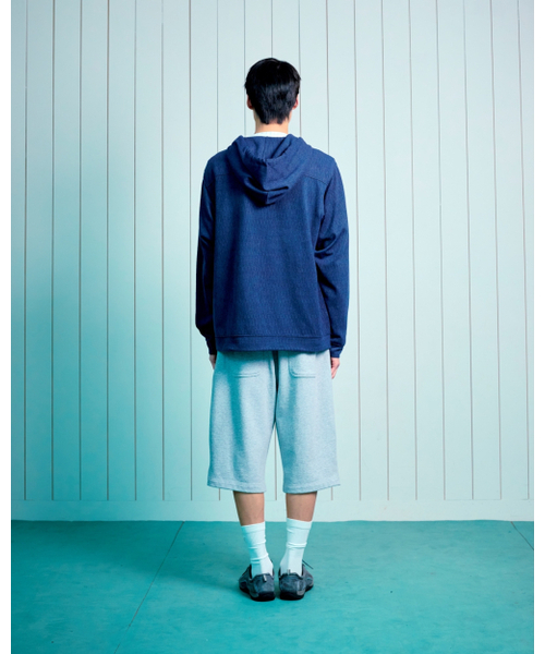 THECOLDESTMOMENT(ザコールデストモーメント)の「TCM waffle button half sweat pants (melange grey)(その他パンツ・レディース・その他・LARGE/SMALL/MEDIUM)」の8枚目の写真