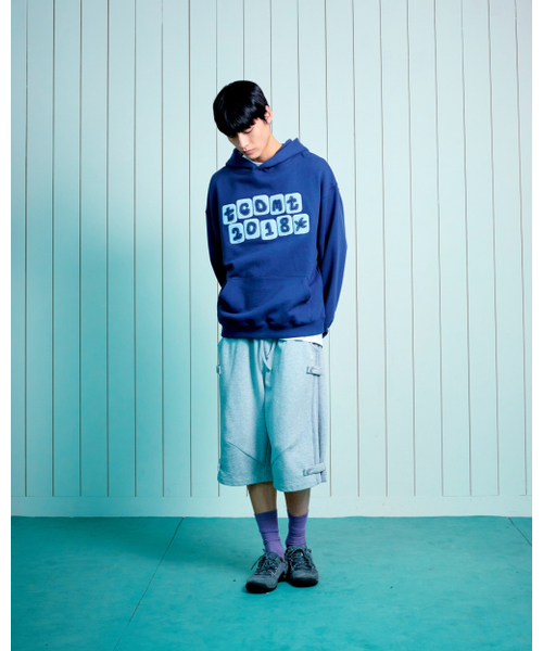 THECOLDESTMOMENT(ザコールデストモーメント)の「TCM waffle button half sweat pants (melange grey)(その他パンツ・レディース・その他・LARGE/SMALL/MEDIUM)」の11枚目の写真