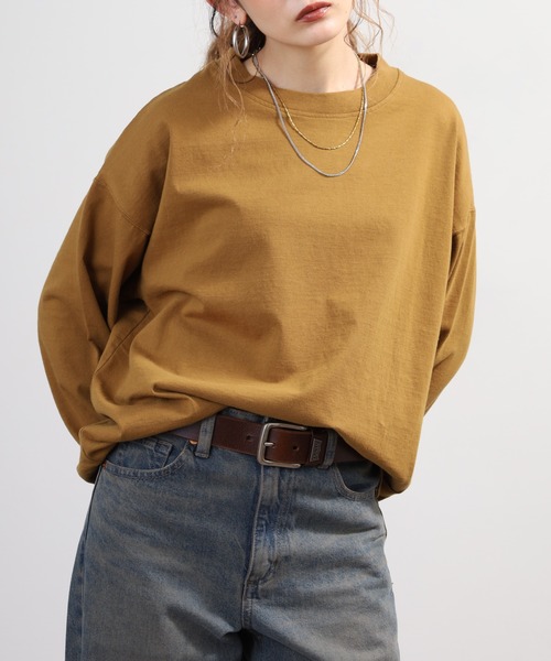 SO（エスオー）の「長袖カットソー（Tシャツ/カットソー・レディース・キャメル/マスタード・F）」の12枚目の写真