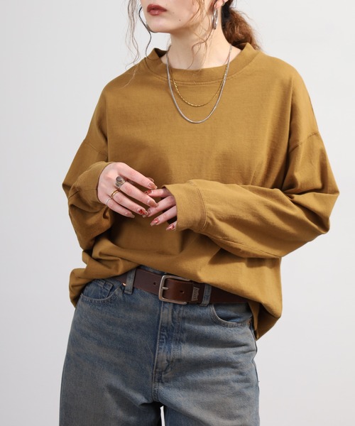 SO（エスオー）の「長袖カットソー（Tシャツ/カットソー・レディース・キャメル/マスタード・F）」の11枚目の写真