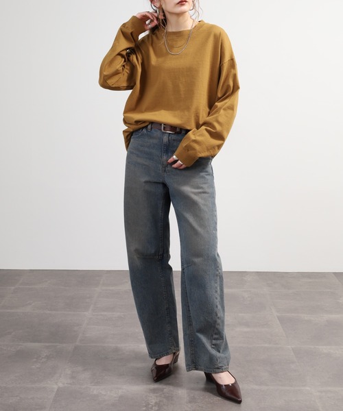 SO（エスオー）の「長袖カットソー（Tシャツ/カットソー・レディース・キャメル/マスタード・F）」の16枚目の写真