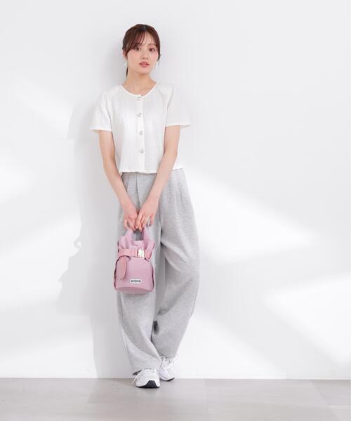PROPORTION BODY DRESSING（プロポーションボディドレッシング）の「シャーリングカットカーディガン / 1216164400（Tシャツ/カットソー・レディース・ホワイト系その他/イエロー/グレー・FREE）」の14枚目の写真