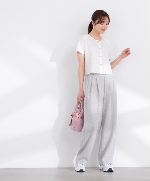PROPORTION BODY DRESSING（プロポーションボディドレッシング）の「シャーリングカットカーディガン / 1216164400（Tシャツ/カットソー・レディース・ホワイト系その他/イエロー/グレー・FREE）」の15枚目の写真