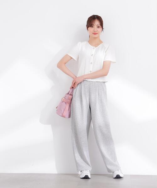 PROPORTION BODY DRESSING（プロポーションボディドレッシング）の「シャーリングカットカーディガン / 1216164400（Tシャツ/カットソー・レディース・ホワイト系その他/イエロー/グレー・FREE）」の17枚目の写真