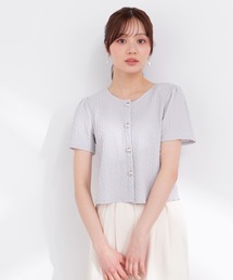 PROPORTION BODY DRESSING | シャーリングカットカーディガン / 1216164400(Tシャツ/カットソー)