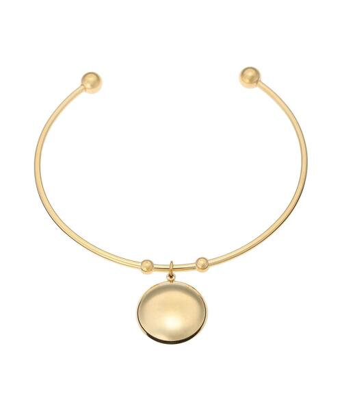 Te chichi（テチチ）の「サークルモチーフラインバングル（ブレスレット・レディース・シルバー/ゴールド・F）」の4枚目の写真