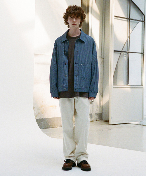 HORLISUN(ホーリーサン)の「Liverty Denim Small Check Jacket Navy(その他アウター・メンズ・その他・MEDIUM/LARGE/SMALL)」の8枚目の写真