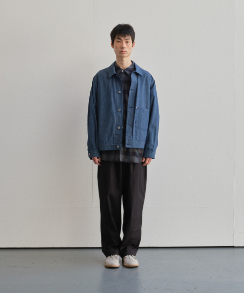 HORLISUN(ホーリーサン)の「Liverty Denim Small Check Jacket Navy(その他アウター・メンズ・その他・MEDIUM/LARGE/SMALL)」の9枚目の写真