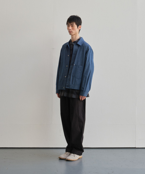 HORLISUN(ホーリーサン)の「Liverty Denim Small Check Jacket Navy(その他アウター・メンズ・その他・MEDIUM/LARGE/SMALL)」の10枚目の写真