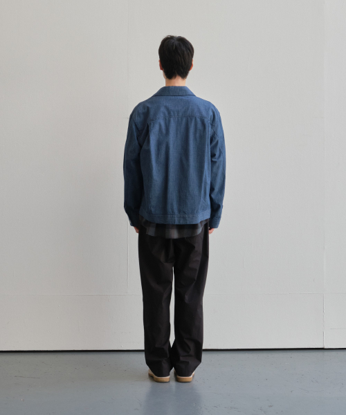 HORLISUN(ホーリーサン)の「Liverty Denim Small Check Jacket Navy(その他アウター・メンズ・その他・MEDIUM/LARGE/SMALL)」の11枚目の写真