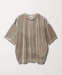【WEB限定】シアー ベロア スウェット Tシャツ