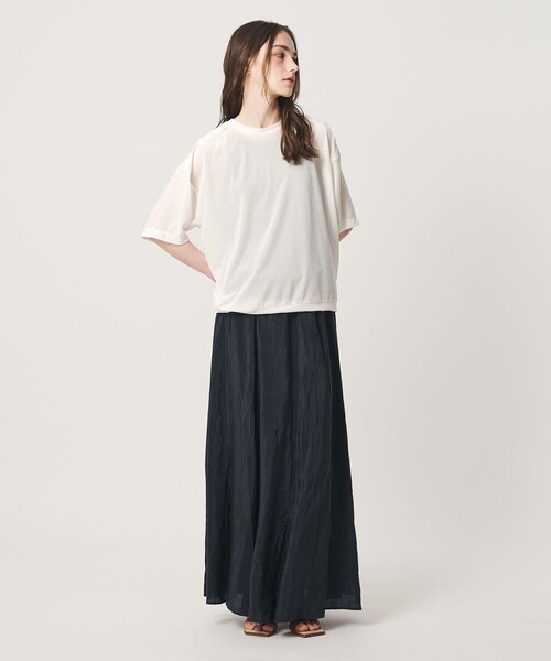 BEAUTY&YOUTH UNITED ARROWS（ビューティーアンドユースユナイテッドアローズ）の「【WEB限定】シアー ベロア スウェット Tシャツ（Tシャツ/カットソー・メンズ・ブラック/ホワイト/グレー・M/L/S）」の4枚目の写真
