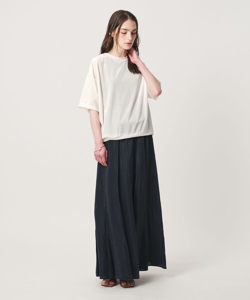 BEAUTY&YOUTH UNITED ARROWS（ビューティーアンドユースユナイテッドアローズ）の「【WEB限定】シアー ベロア スウェット Tシャツ（Tシャツ/カットソー・メンズ・ブラック/ホワイト/グレー・M/L/S）」の7枚目の写真