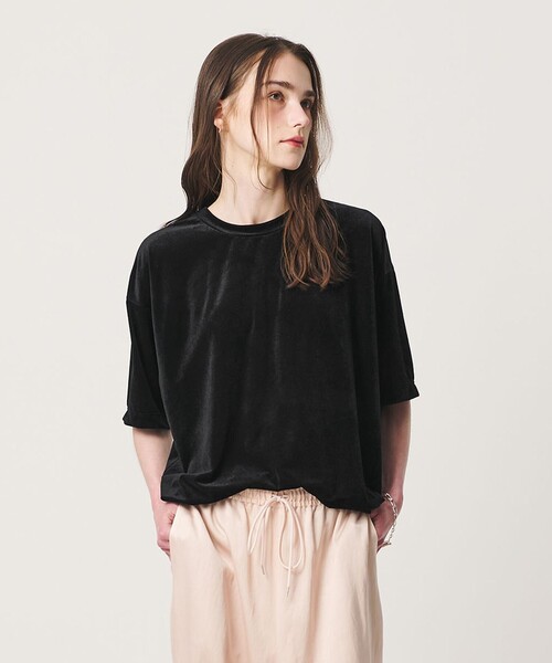 BEAUTY&YOUTH UNITED ARROWS（ビューティーアンドユースユナイテッドアローズ）の「【WEB限定】シアー ベロア スウェット Tシャツ（Tシャツ/カットソー・メンズ・ブラック/ホワイト/グレー・M/L/S）」の12枚目の写真