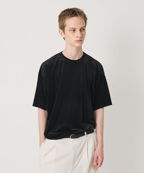 BEAUTY&YOUTH UNITED ARROWS（ビューティーアンドユースユナイテッドアローズ）の「【WEB限定】シアー ベロア スウェット Tシャツ（Tシャツ/カットソー・メンズ・ブラック/ホワイト/グレー・M/L/S）」の15枚目の写真