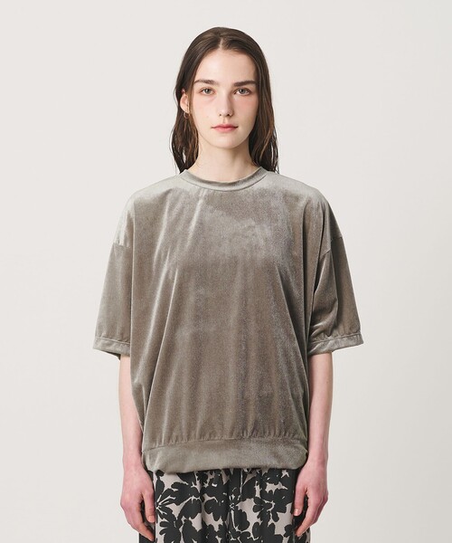 BEAUTY&YOUTH UNITED ARROWS（ビューティーアンドユースユナイテッドアローズ）の「【WEB限定】シアー ベロア スウェット Tシャツ（Tシャツ/カットソー・メンズ・ブラック/ホワイト/グレー・M/L/S）」の16枚目の写真