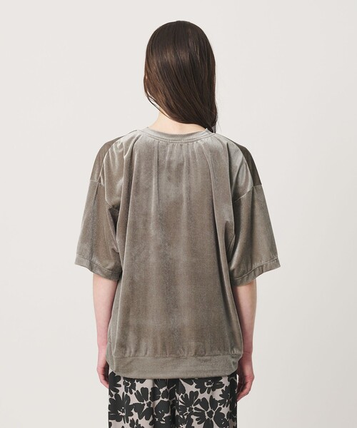 BEAUTY&YOUTH UNITED ARROWS（ビューティーアンドユースユナイテッドアローズ）の「【WEB限定】シアー ベロア スウェット Tシャツ（Tシャツ/カットソー・メンズ・ブラック/ホワイト/グレー・M/L/S）」の18枚目の写真