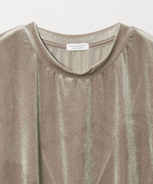 BEAUTY&YOUTH UNITED ARROWS（ビューティーアンドユースユナイテッドアローズ）の「【WEB限定】シアー ベロア スウェット Tシャツ（Tシャツ/カットソー・メンズ・ブラック/ホワイト/グレー・M/L/S）」の21枚目の写真