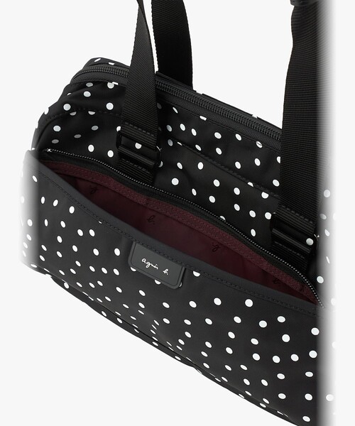 agnes b.（アニエスベー）の「ナイロン 2way ボストンバッグ "My bag" RAT01-12（ボストンバッグ・レディース・ブラック・FREE）」の5枚目の写真