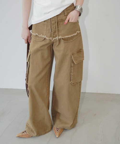 リメイクカットオフ カーゴパンツ chw26s158（その他パンツ）｜chuclla