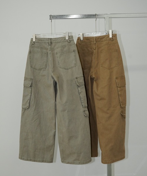 chuclla(チュクラ)の「リメイクカットオフ カーゴパンツ chw26s158(その他パンツ・レディース・グレー/キャメル・S/M/L)」の9枚目の写真