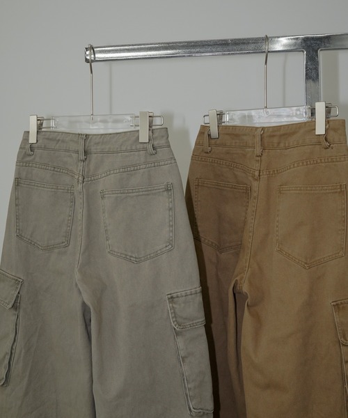 chuclla(チュクラ)の「リメイクカットオフ カーゴパンツ chw26s158(その他パンツ・レディース・グレー/キャメル・S/M/L)」の12枚目の写真