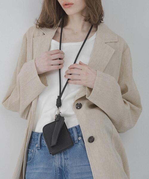 URBAN RESEARCH Sonny Label（アーバンリサーチサニーレーベル）の「カスタムミニポーチ（ショルダーバッグ・レディース・ブラック/ブラウン・ONE）」の15枚目の写真