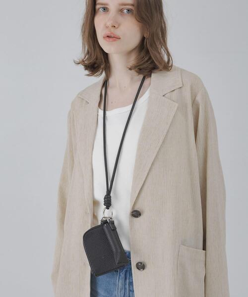 URBAN RESEARCH Sonny Label（アーバンリサーチサニーレーベル）の「カスタムミニポーチ（ショルダーバッグ・レディース・ブラック/ブラウン・ONE）」の14枚目の写真