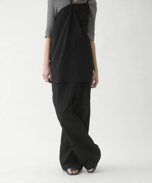 LAATO（ラート）の「easy long pants（その他パンツ・レディース・ブラック/ライトグレー・FREE/TALL）」の2枚目の写真