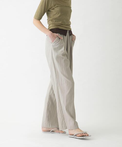 LAATO（ラート）の「easy long pants（その他パンツ・レディース・ブラック/ライトグレー・FREE/TALL）」の5枚目の写真