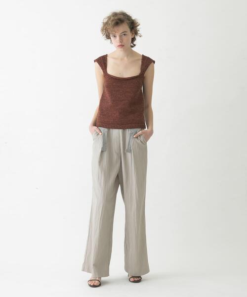 LAATO（ラート）の「easy long pants（その他パンツ・レディース・ブラック/ライトグレー・FREE/TALL）」の7枚目の写真