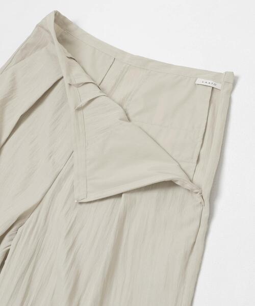 LAATO（ラート）の「easy long pants（その他パンツ・レディース・ブラック/ライトグレー・FREE/TALL）」の14枚目の写真