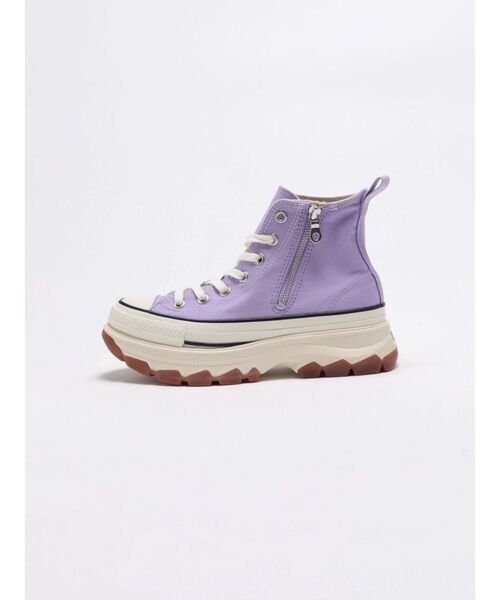CONVERSE(コンバース)の「【converse】ALL STAR TREKWAVE Z HI(スニーカー・レディース・ブラック/パープル・23/23.5/24/24.5)」の1枚目の写真
