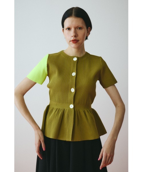 Flare hem knit tops フレアヘムニットトップス（ニット/セーター