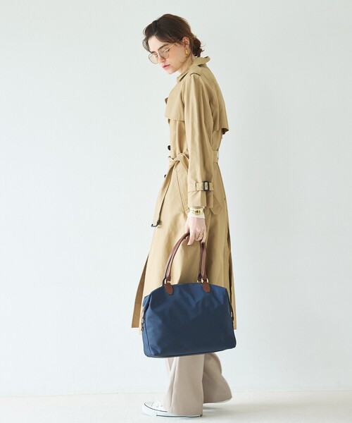 LOWELL things（ロウェル　シングス）の「Porta/2WAYボストンバッグL/A4/13インチPC収納可（ボストンバッグ・レディース・ブラック/アイボリー/ネイビー・フリー）」の7枚目の写真