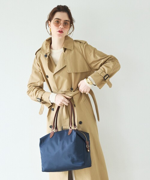 LOWELL things（ロウェル　シングス）の「Porta/2WAYボストンバッグL/A4/13インチPC収納可（ボストンバッグ・レディース・ブラック/アイボリー/ネイビー・フリー）」の10枚目の写真