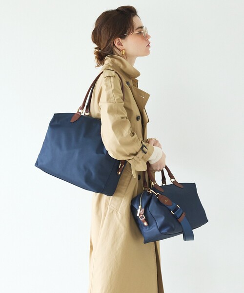 LOWELL things（ロウェル　シングス）の「Porta/2WAYボストンバッグL/A4/13インチPC収納可（ボストンバッグ・レディース・ブラック/アイボリー/ネイビー・フリー）」の11枚目の写真