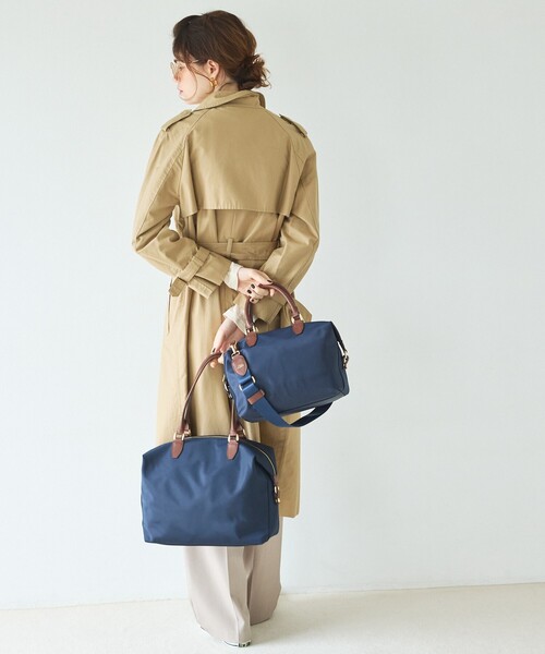 LOWELL things（ロウェル　シングス）の「Porta/2WAYボストンバッグL/A4/13インチPC収納可（ボストンバッグ・レディース・ブラック/アイボリー/ネイビー・フリー）」の13枚目の写真