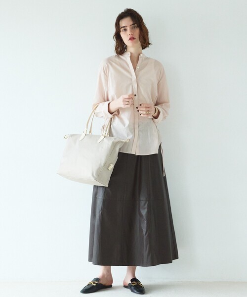 LOWELL things（ロウェル　シングス）の「Porta/2WAYボストンバッグL/A4/13インチPC収納可（ボストンバッグ・レディース・ブラック/アイボリー/ネイビー・フリー）」の20枚目の写真