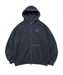 Pigment Hoodie Zip-Up Navy