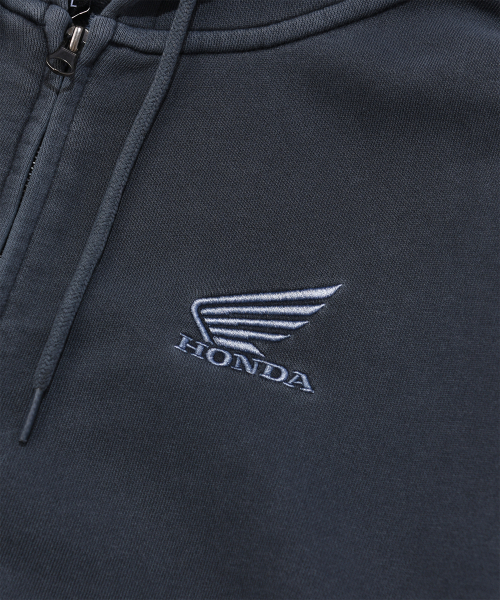 PHYPS MOTORCYCLE(フィップスモーターサイクル)の「Pigment Hoodie Zip-Up Navy(パーカー・レディース・その他・SMALL/MEDIUM/LARGE/X-LARGE)」の3枚目の写真