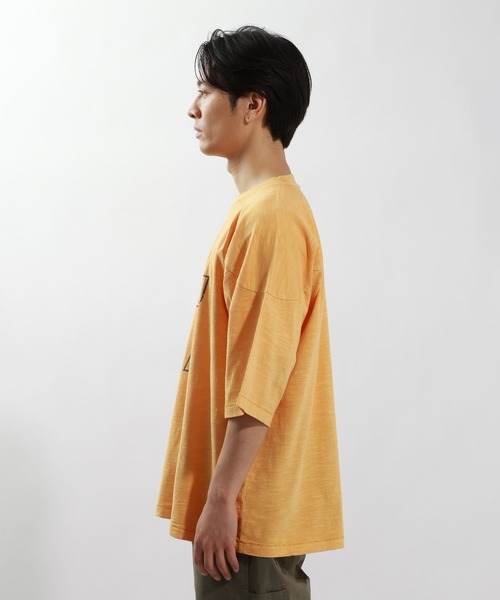 BAYFLOW(ベイフロー)の「ナンバリング7分袖Tシャツ(Tシャツ/カットソー・メンズ・オフホワイト/チャコール/イエロー・MEDIUM/LARGE)」の17枚目の写真