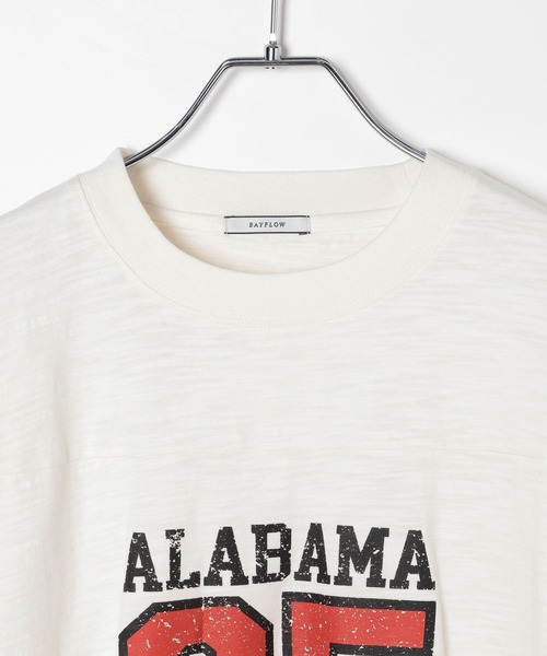 BAYFLOW(ベイフロー)の「ナンバリング7分袖Tシャツ(Tシャツ/カットソー・メンズ・オフホワイト/チャコール/イエロー・MEDIUM/LARGE)」の19枚目の写真