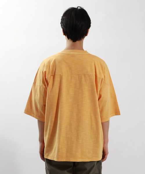 BAYFLOW(ベイフロー)の「ナンバリング7分袖Tシャツ(Tシャツ/カットソー・メンズ・オフホワイト/チャコール/イエロー・MEDIUM/LARGE)」の18枚目の写真