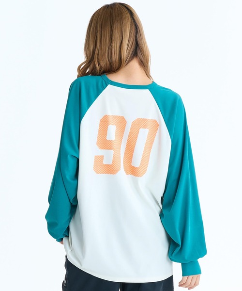 ROXY(ロキシー)の「ROXY/ロキシー レディース ロンT 水陸両用 RLY261026 UT(Tシャツ/カットソー・レディース・ホワイト/ブラック/ブルー・M)」の12枚目の写真